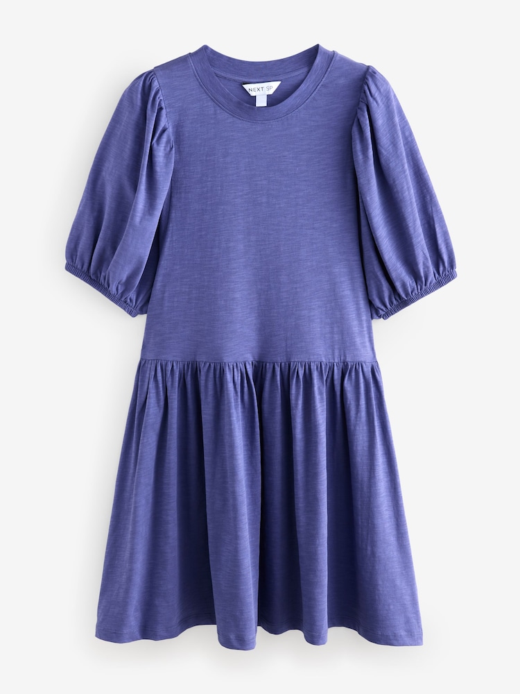 Blue Twofer 100% Cotton Dress - Image 1 of 1