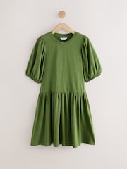 Lime Green Twofer 100% Cotton Dress - Image 1 of 1