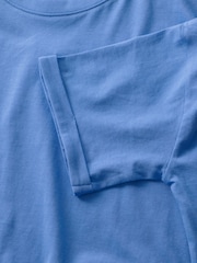 Blue Short Sleeves 100% Cotton T-Shirt Dress - Image 2 of 3