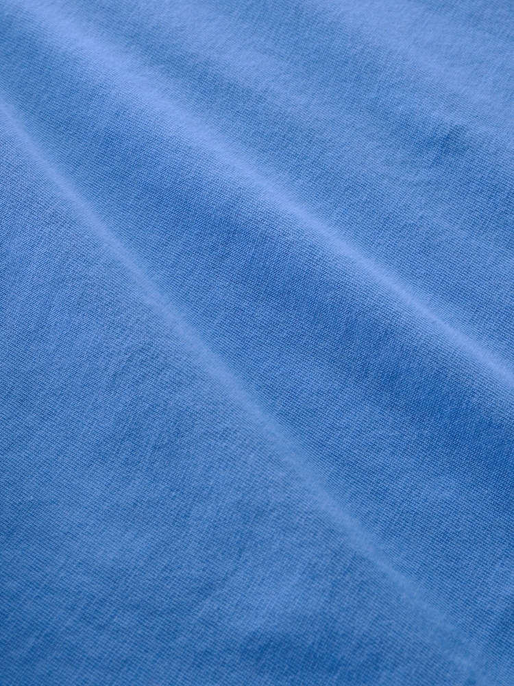Blue Short Sleeves 100% Cotton T-Shirt Dress - Image 3 of 3