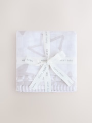 Grey Star Baby Muslins 100% Cotton Cloths 4 Pack - Image 2 of 11