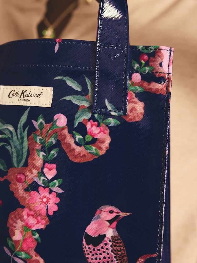 Cath Kidston Navy Birds Small Book Bag - Image 4 of 7