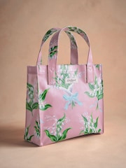 Cath Kidston Pink Lily of the Valley Small Book Bag - Image 1 of 3