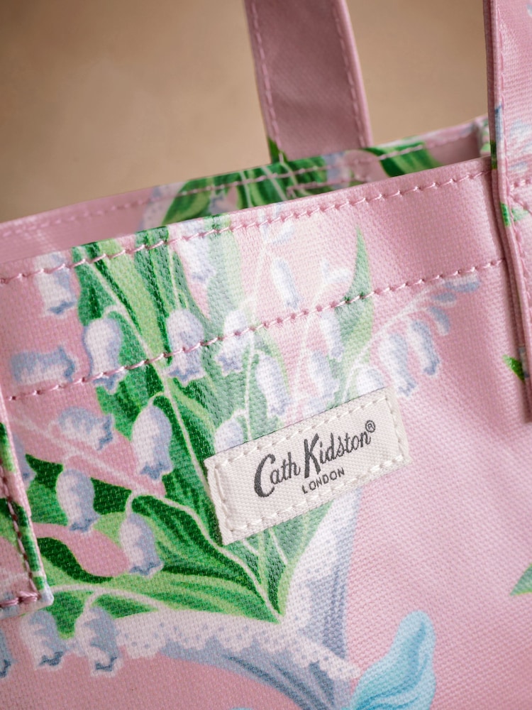 Cath Kidston Pink Lily of the Valley Small Book Bag - Image 2 of 3