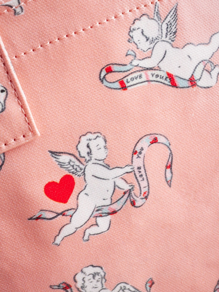 Cath Kidston Red/Pink Cupids Small Book Bag - Image 3 of 3