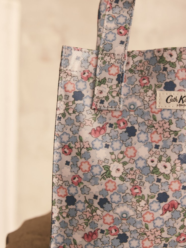 Cath Kidston Blue Dream Ditsy Small Coated Book Bag - Image 5 of 8