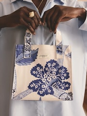 Cath Kidston Blue/White Day Dream Floral Small Book Bag - Image 4 of 4