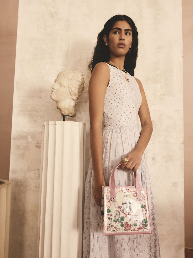 Cath Kidston Ecru Lovely London Small Book Bag - Image 1 of 8