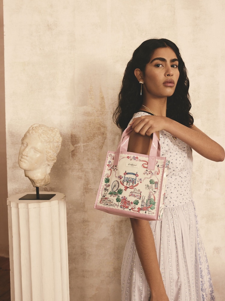 Cath Kidston Ecru Lovely London Small Book Bag - Image 5 of 8