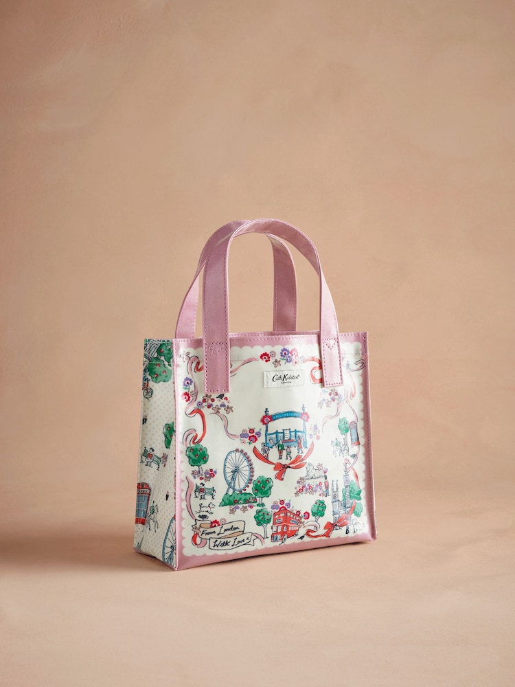 Cath Kidston Ecru Lovely London Small Book Bag - Image 6 of 8