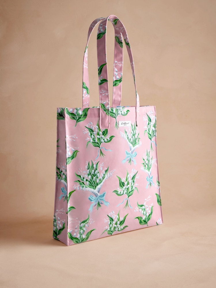 Cath Kidston Pink Lily of the Valley Large Book Bag - Image 1 of 3