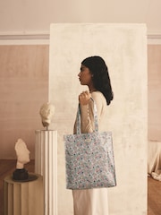 Cath Kidston Blue Dream Ditsy Large Book Bag - Image 4 of 8