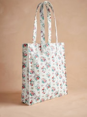 Cath Kidston Ecru Icon Bunches Large Book Bag - Image 1 of 3