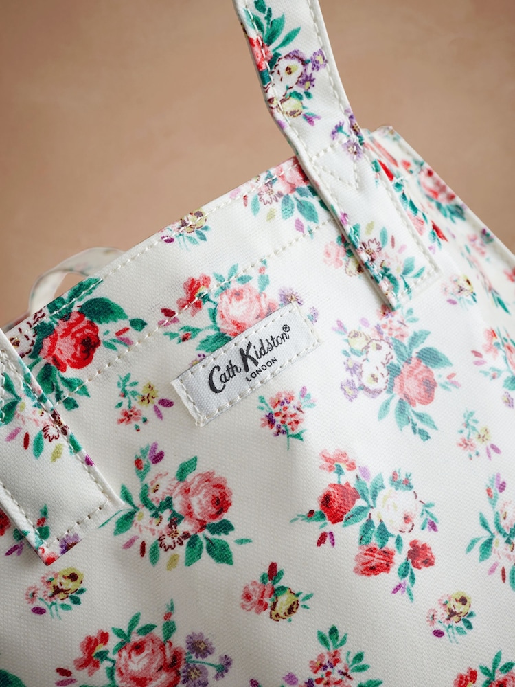 Cath Kidston Ecru Icon Bunches Large Book Bag - Image 2 of 3