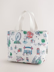 Cath Kidston Ecru Lovely London Lunch Tote - Image 1 of 6