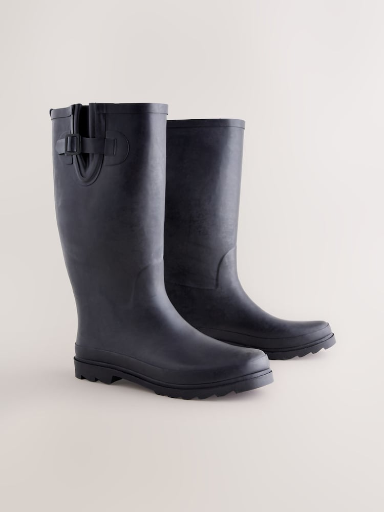 Navy Blue Rubber Wellies - Image 1 of 6
