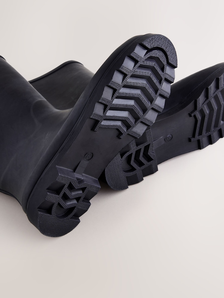 Navy Blue Rubber Wellies - Image 5 of 6