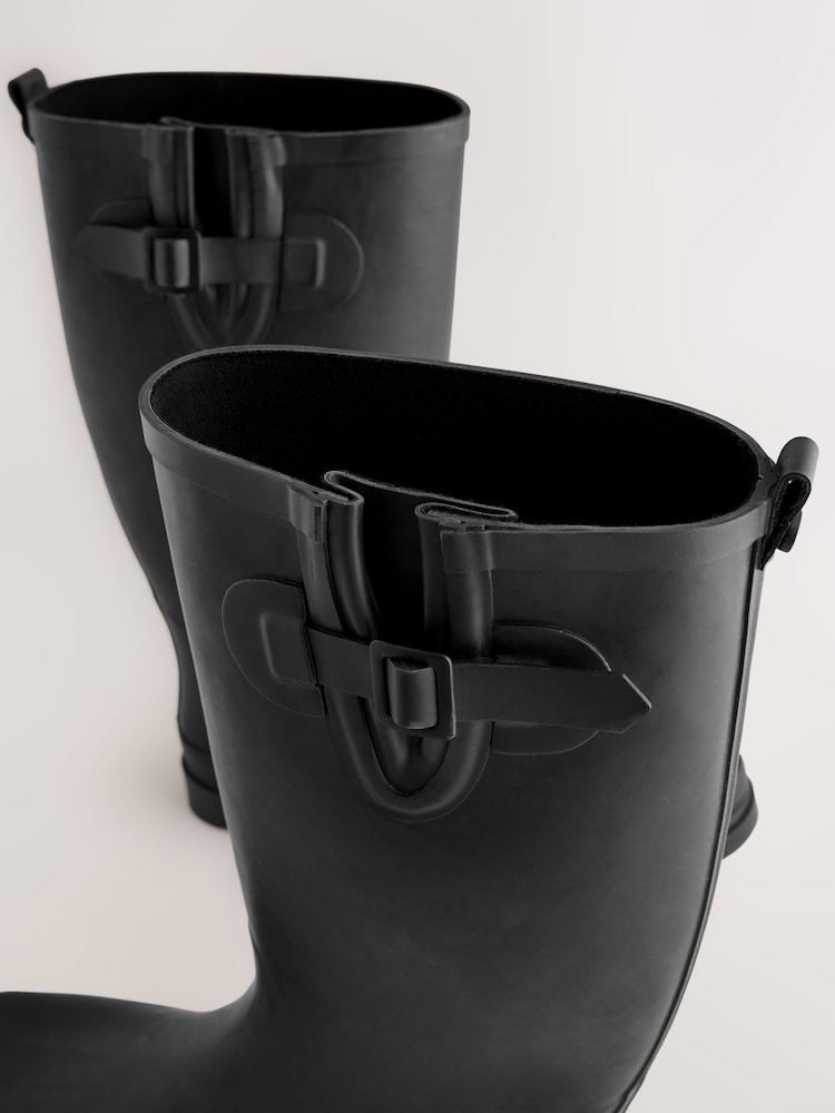 Black Rubber Wellies - Image 4 of 6