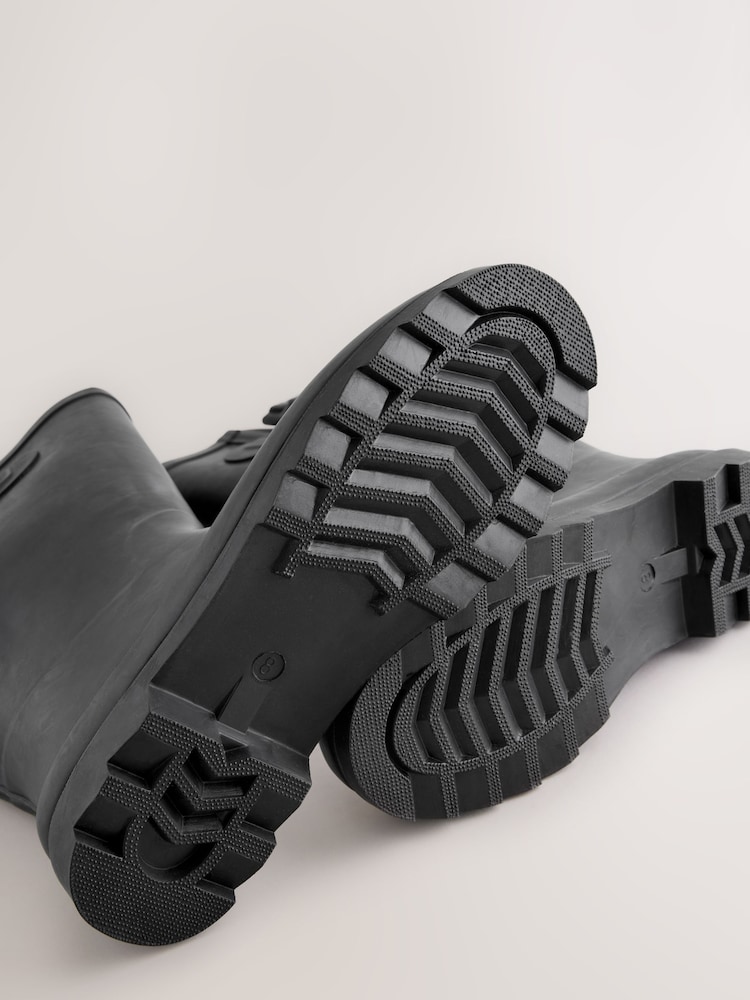 Black Rubber Wellies - Image 5 of 6