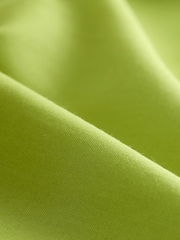 Lime Green Sleeveless Twofer 100% Cotton Dress - Image 2 of 3