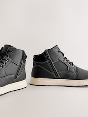 Grey Zip Up Sports Boots - Image 3 of 6