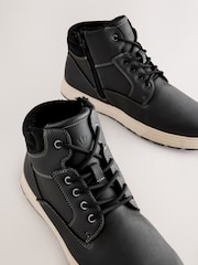 Grey Zip Up Sports Boots - Image 5 of 6