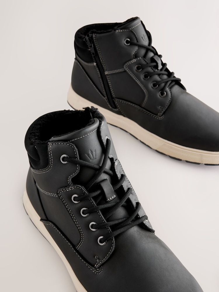 Grey Zip Up Sports Boots - Image 5 of 6