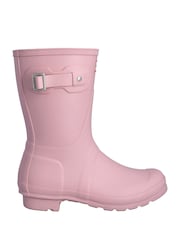 Hunter Womens Pink Original Short Wellies - Image 1 of 2