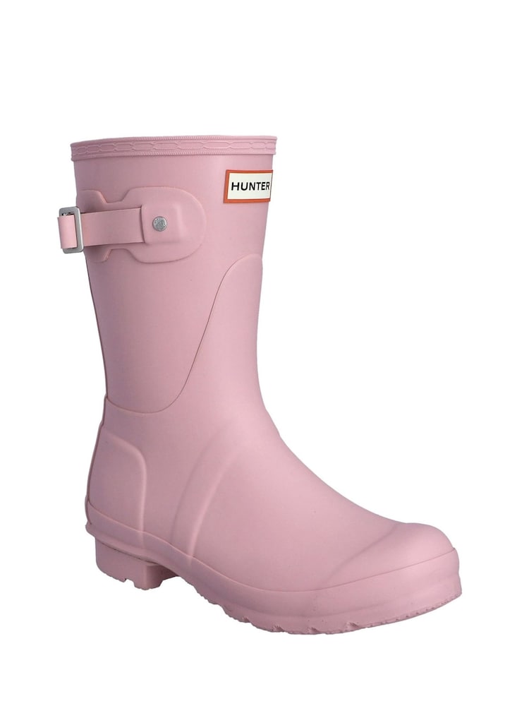 Hunter Womens Pink Original Short Wellies - Image 2 of 2
