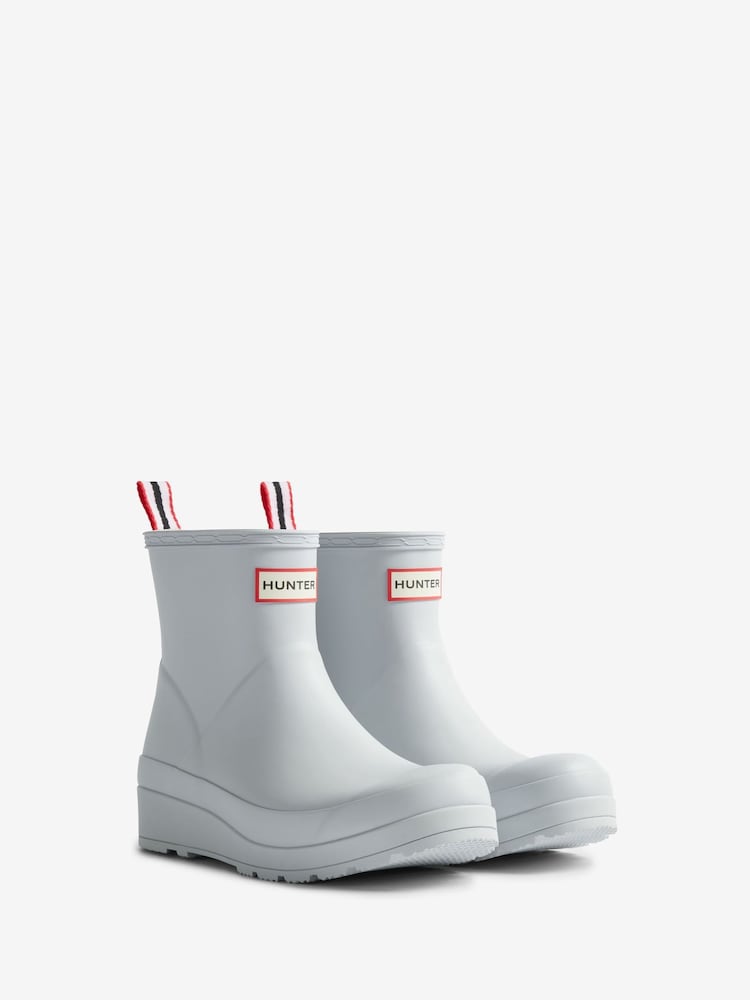 Hunter Womens Blue Play Short Wellies - Image 2 of 4