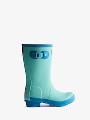 Hunter Kids Blue Originals Wellies - Image 1 of 3
