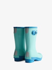 Hunter Kids Blue Originals Wellies - Image 2 of 3