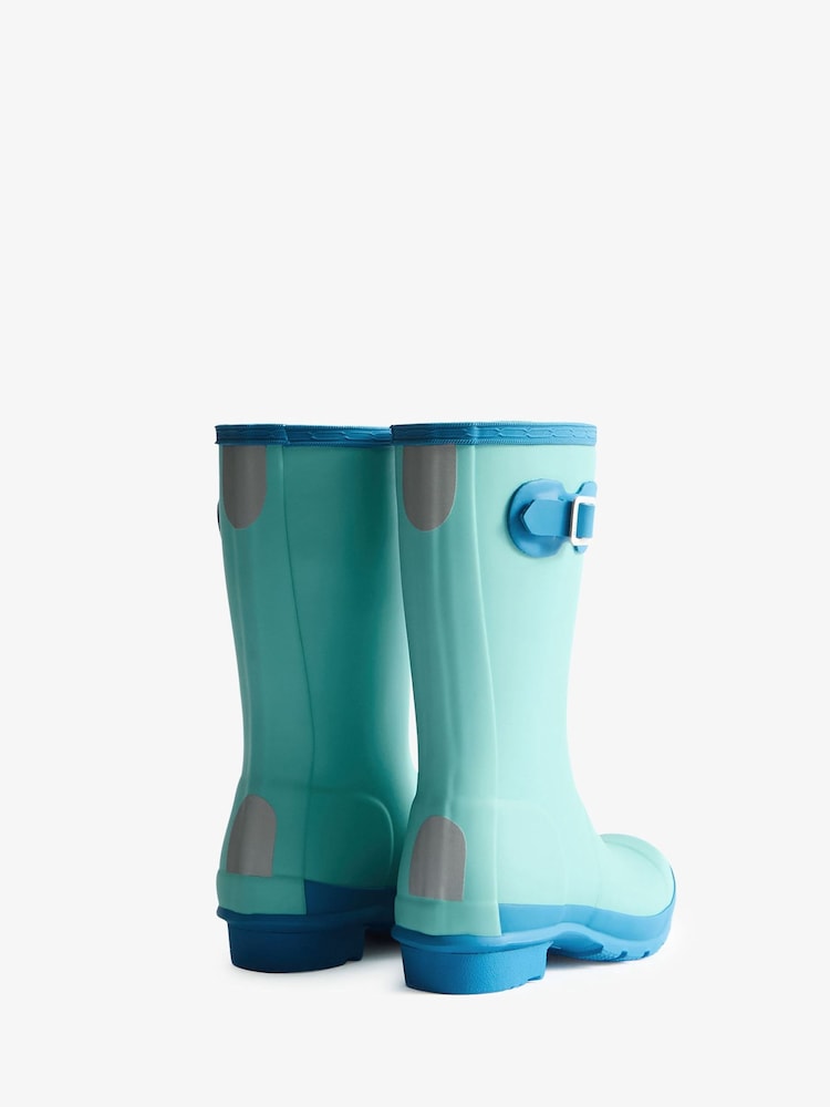 Hunter Kids Blue Originals Wellies - Image 2 of 3