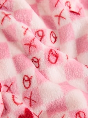 Pink Hearts Supersoft Dressing Gown - Image 3 of 3