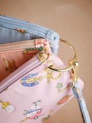 Cath Kidston Pink/Blue Charmed Layered Pouch Bag - Image 2 of 5