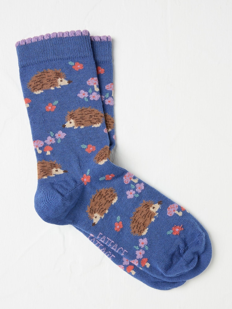 Azul con erizo - Calcetines para mujer de FatFace - Imagen 1 de 2 Azul con erizo - Calcetines para mujer de FatFace - Imagen 1 de 2