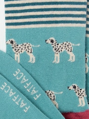 FatFace Green Dalmatian Women's Socks - Image 2 of 2