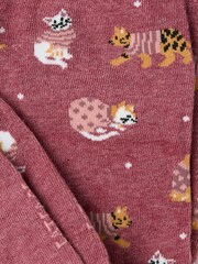 FatFace Purple Cats in Jumpers Socks - Image 2 of 2