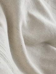 Ecru Cotton Linen Blend Shacket - Image 8 of 8