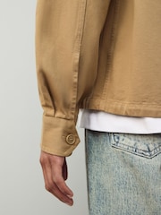Fred Perry Twill Zip Up Overshirt - Image 5 of 7