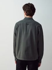 Fred Perry Twill Zip Up Overshirt - Image 4 of 8