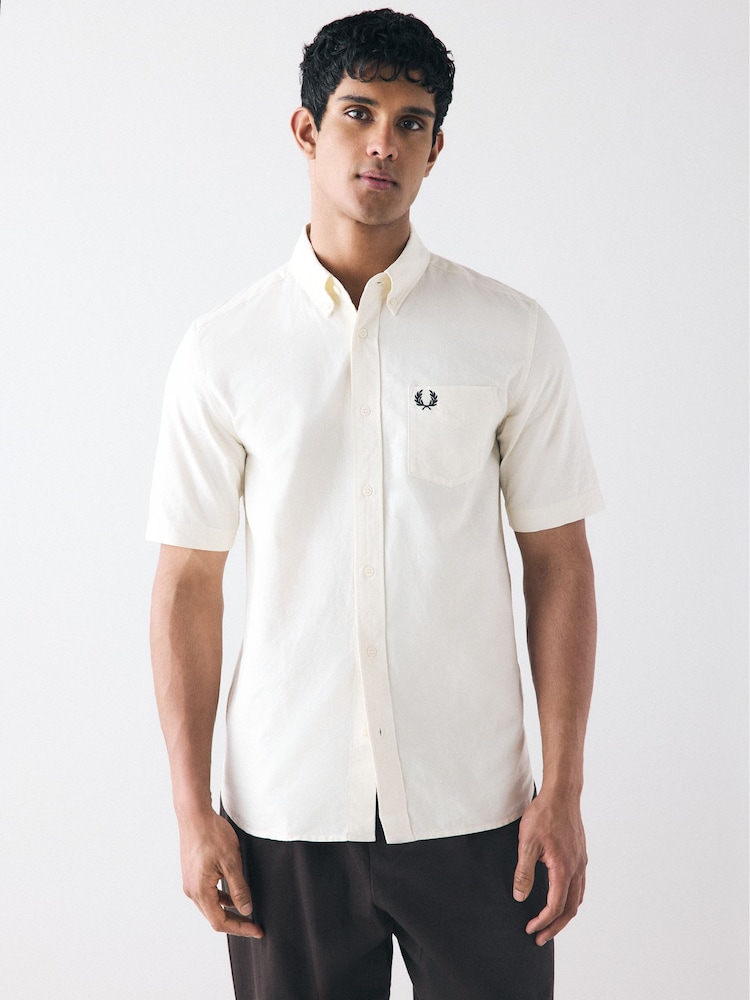 Fred Perry SS Oxford Shirt - Image 1 of 8