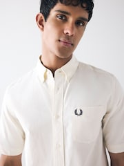 Fred Perry SS Oxford Shirt - Image 4 of 8