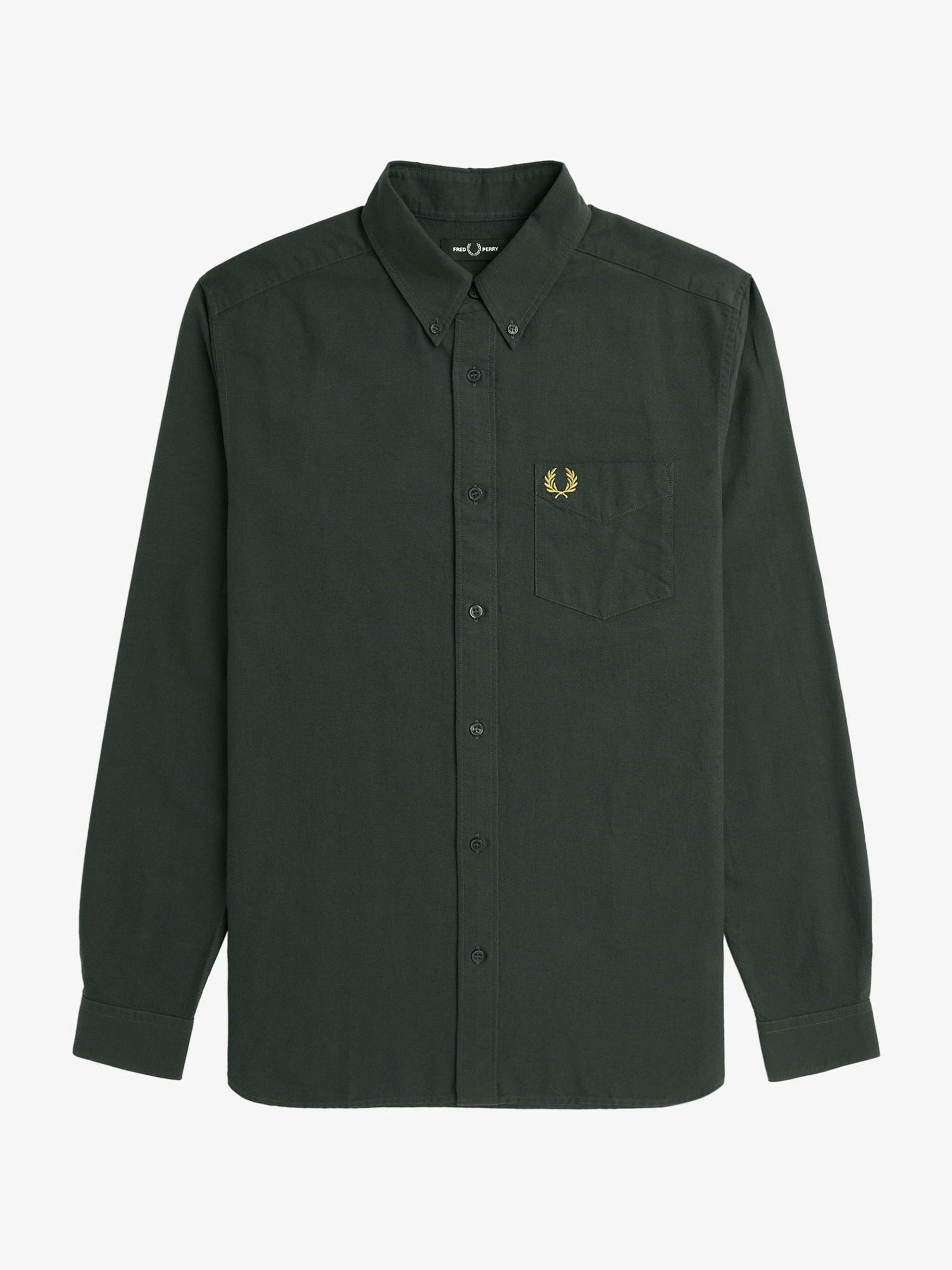 【FRED PERRY】Oxford Shirt Fred Perry Long Sleeved Oxford Shirt White | Mainline