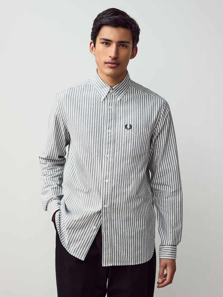 Fred Perry Stripe Oxford Shirt - Image 1 of 6