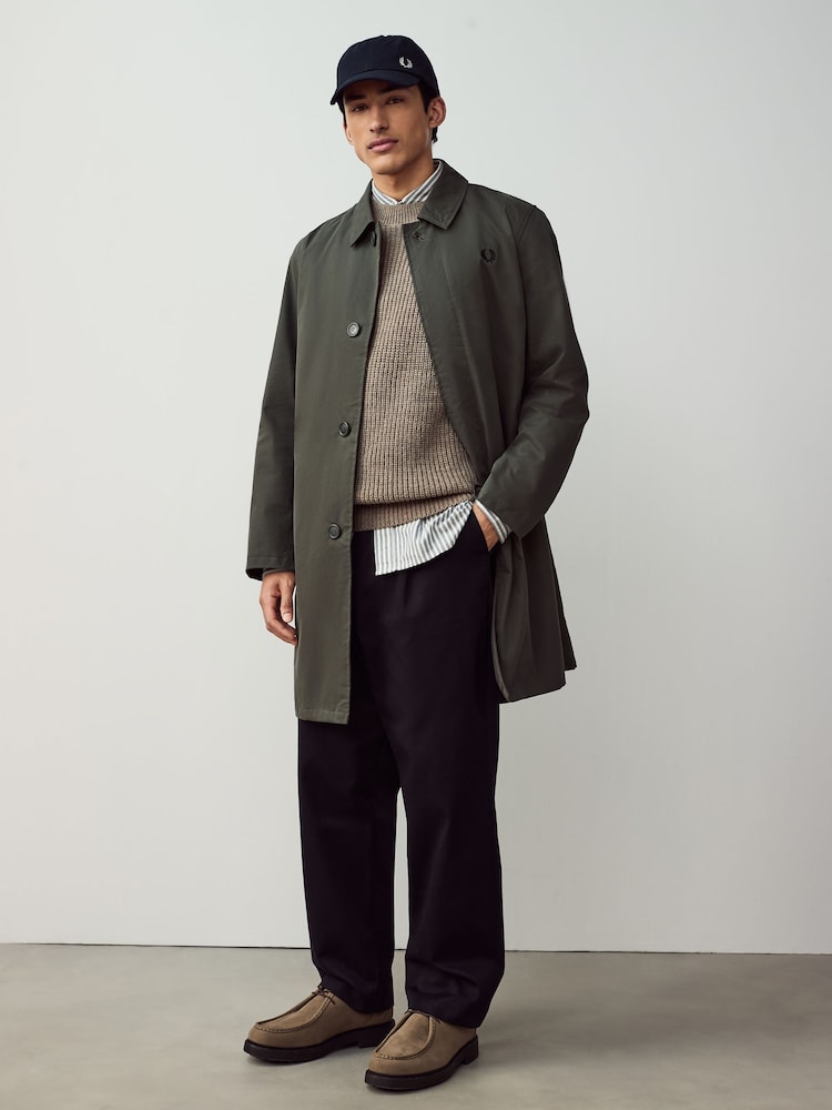Fred Perry Lined Button Through Jacket - Image 1 of 8
