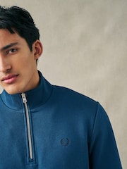 Fred Perry Quarter Zip Sweatshirt - Image 4 of 7