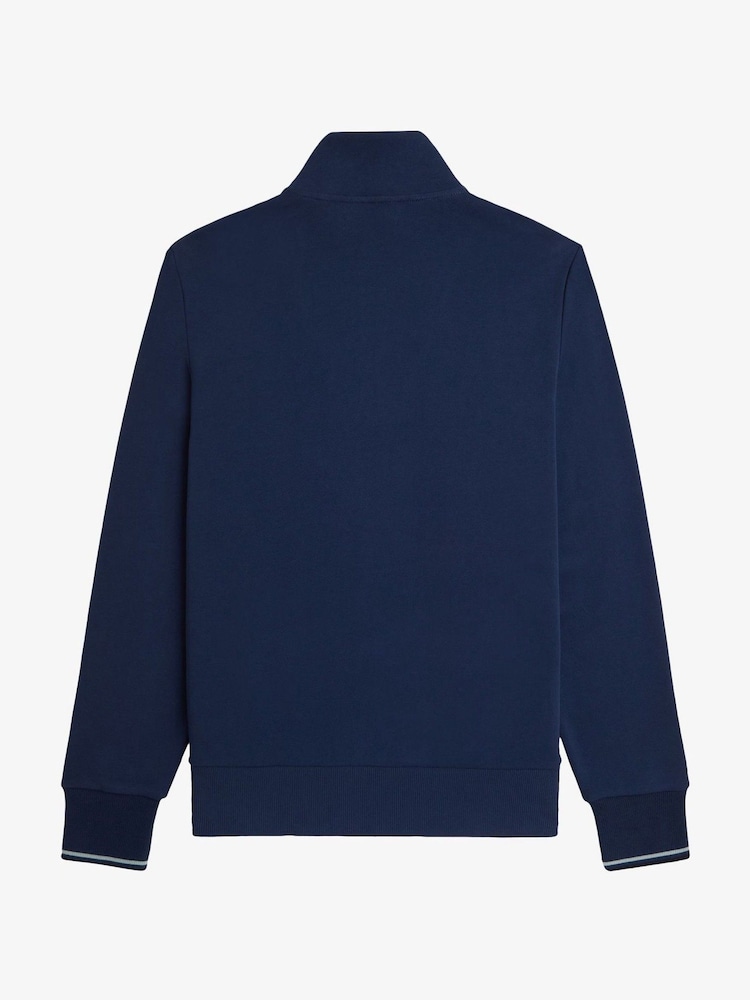 Fred Perry Quarter Zip Sweatshirt - Image 7 of 7