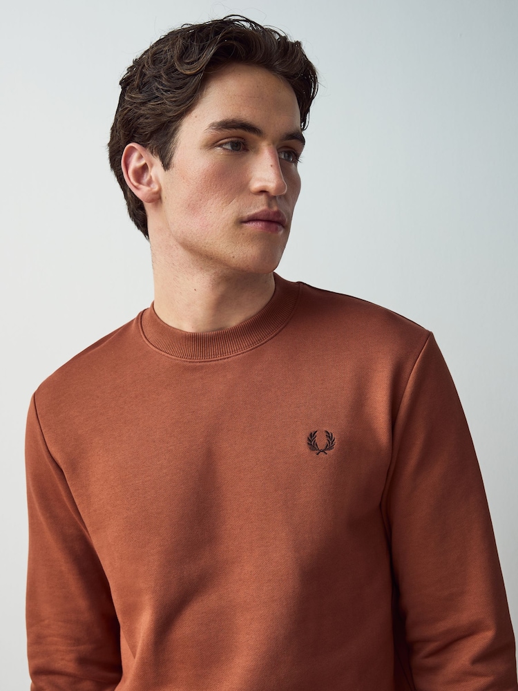 Fred Perry Crew Neck Sweatshirt - Image 4 of 6