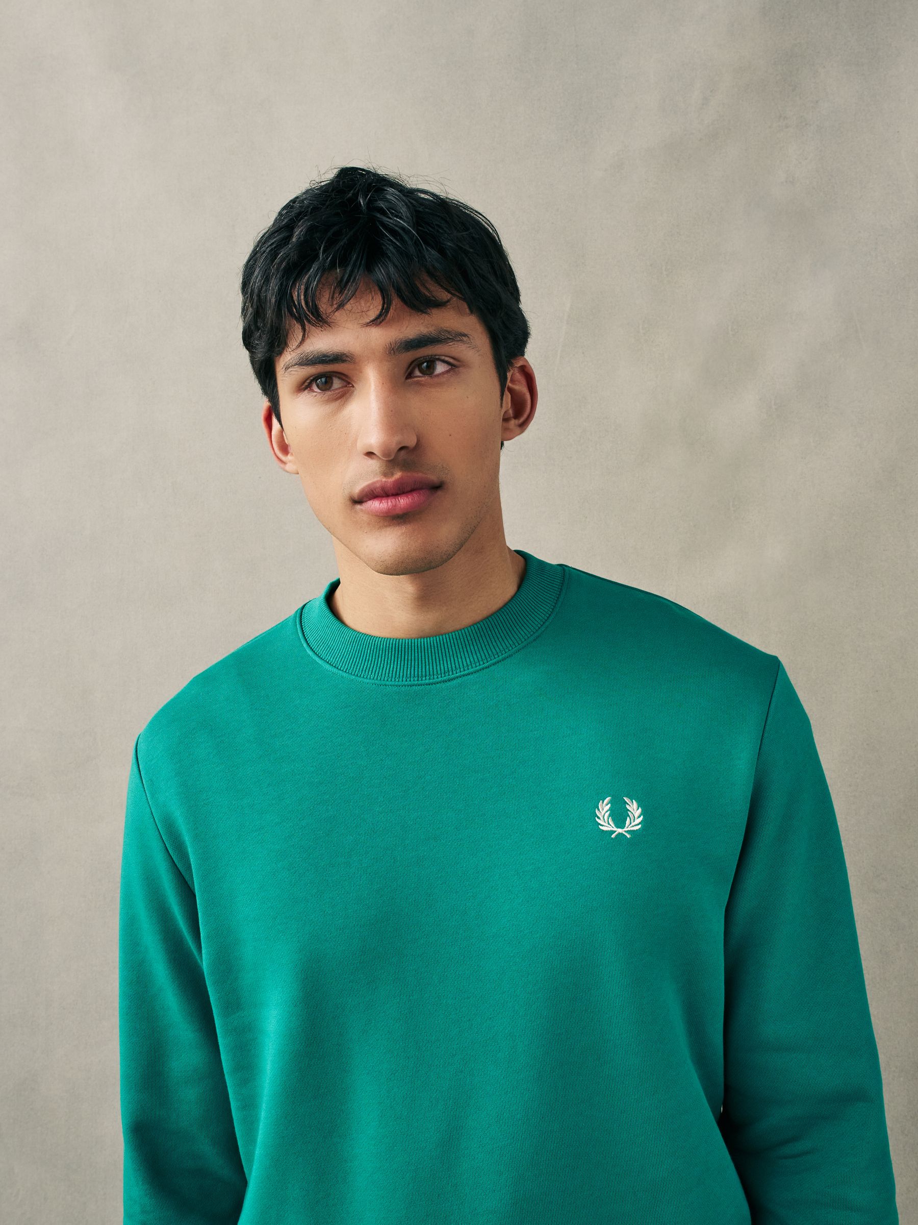 Crew Neck Sweatshirt - Black | Men's Sweatshirts |Sports